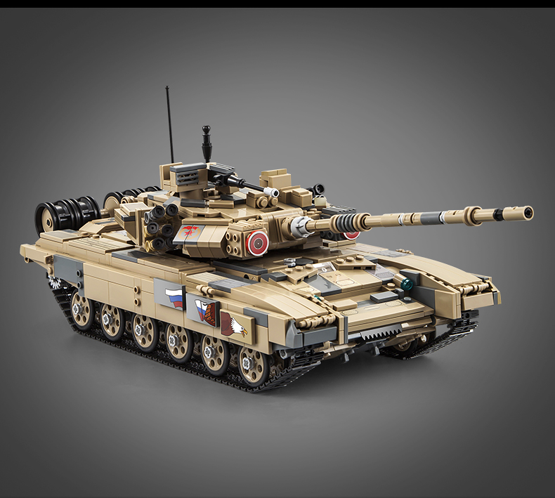 CaDA C61003 T90 탱크 T-90 빌딩 블록 장난감 세트