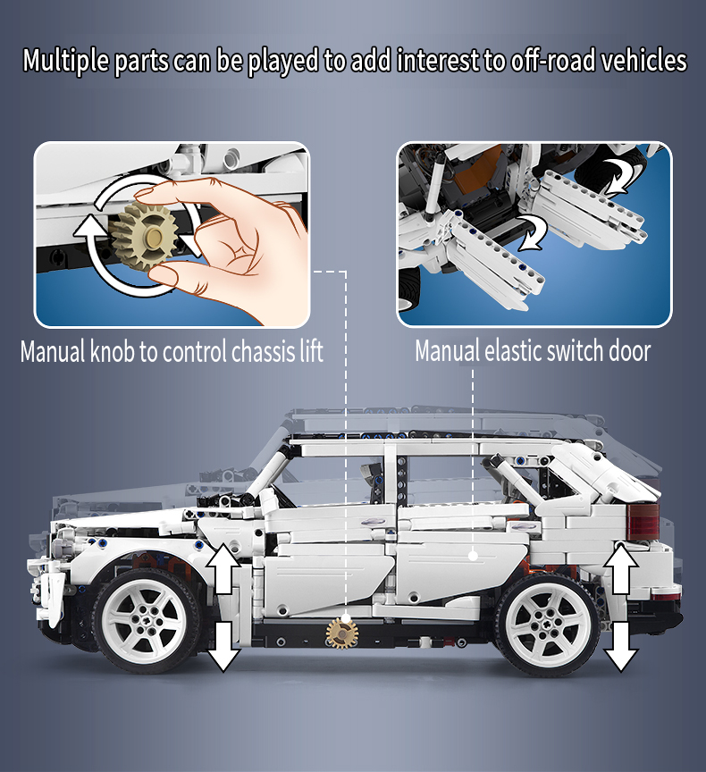 CaDA C61007 G5 SUV 4WD Geländewagen Bausteine Spielzeugset