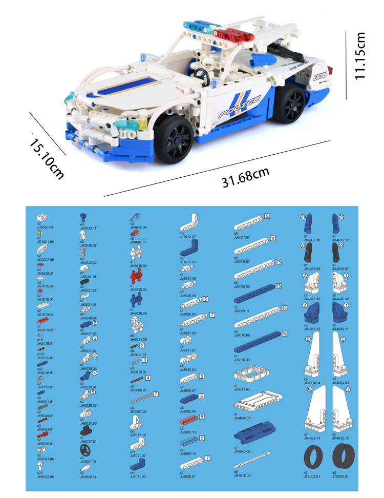 Doppeladler CaDA C51006 Bausteinset