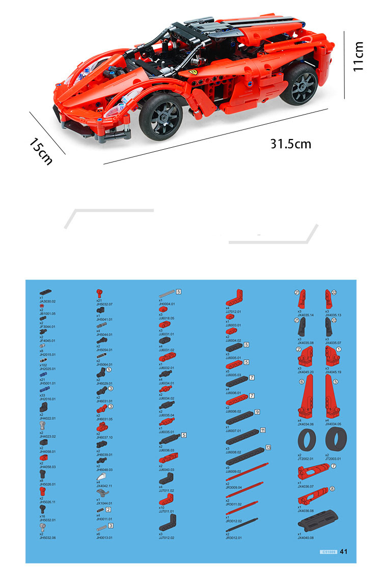 Double Eagle CaDA C51009 Building Blocks Set