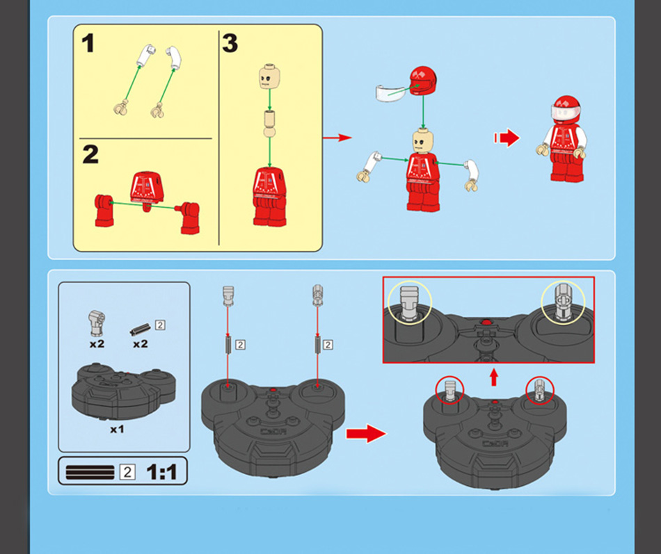 Double Eagle CaDA C51010 Building Blocks Set