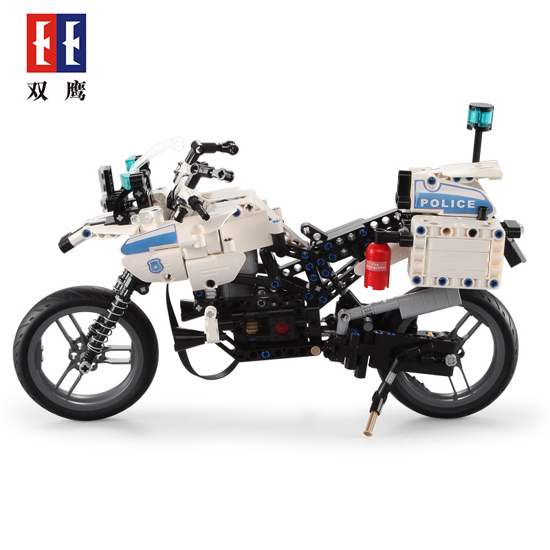 Double Eagle CaDA C51023 Police Motorcycle Building Blocks Set