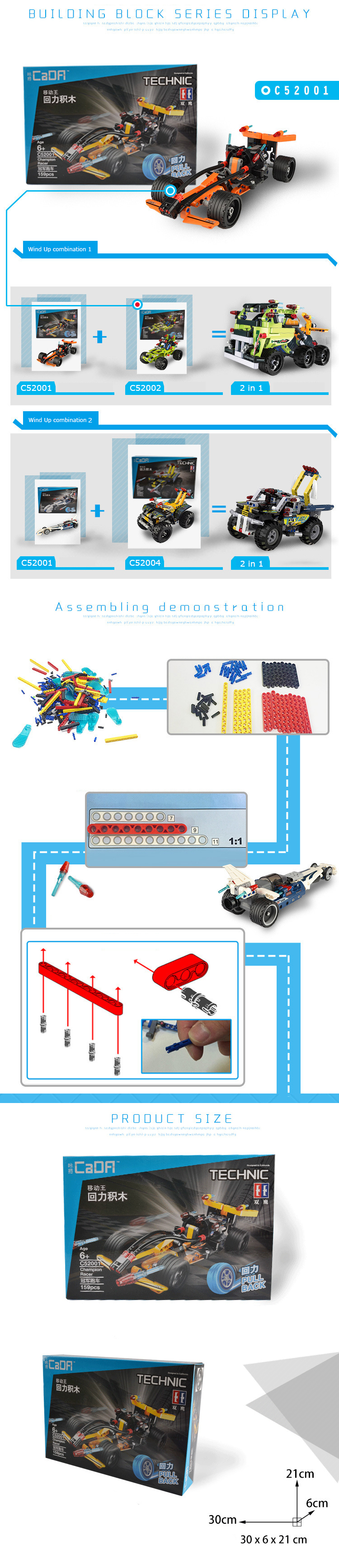 Double Eagle CaDA C52001 Building Blocks Set