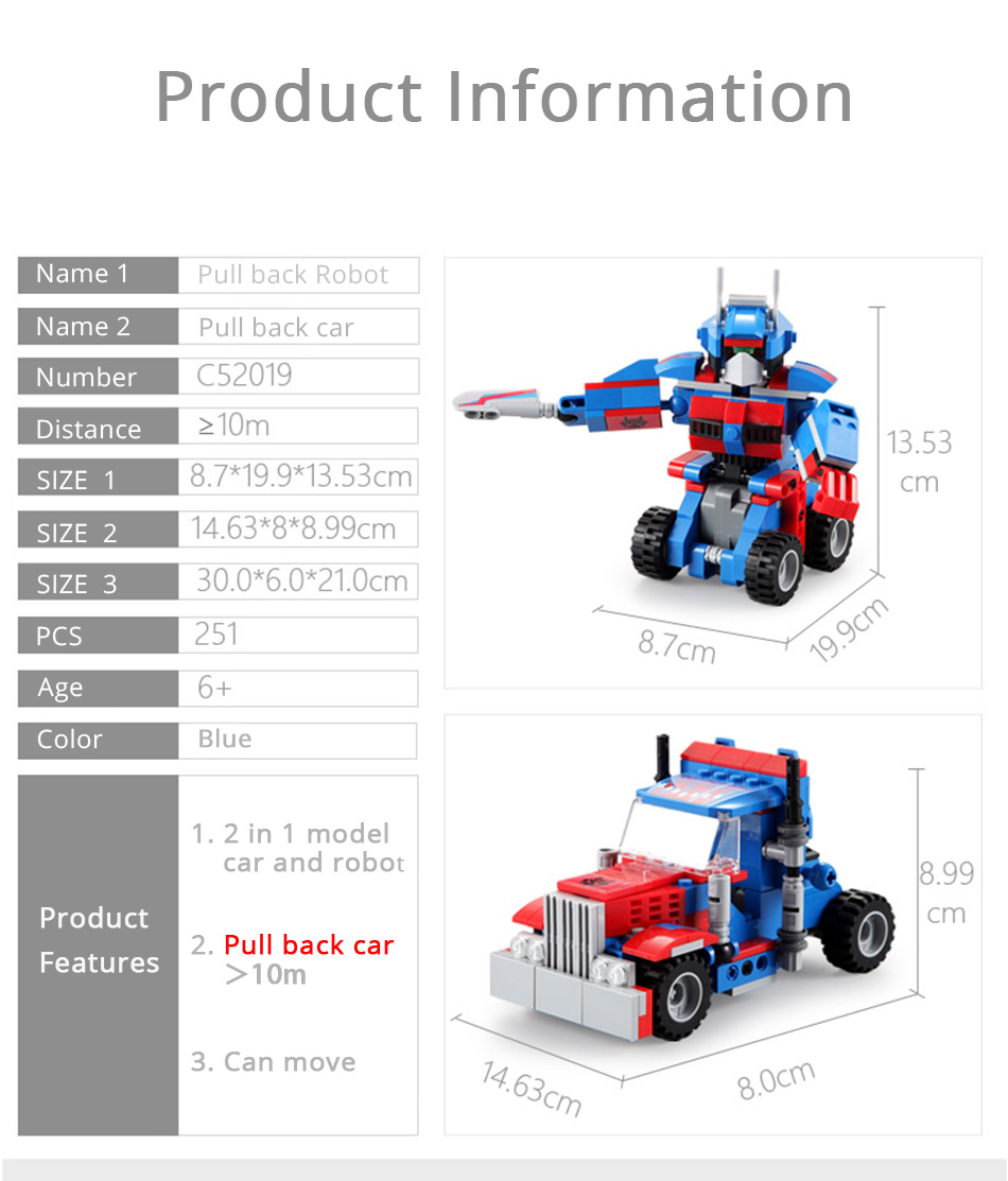 Double Eagle CaDA C52019 Building Blocks Set