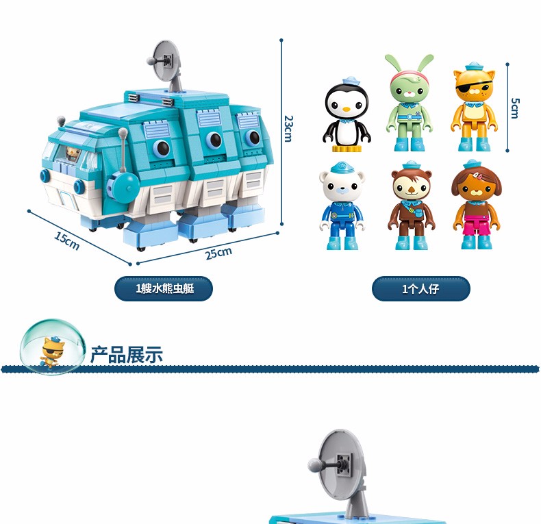 ENLIGHTEN 3715 GUP-I 빌딩 블록 세트