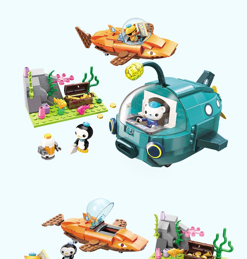 ENLIGHTEN 3717 Octonauts OCTOPOD Building Blocks Toy Set