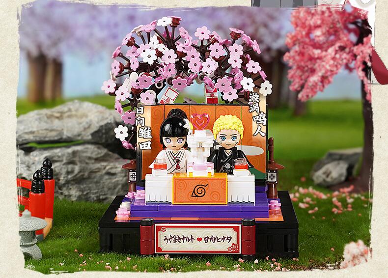 Keeppley K20508 Naruto and Hinata's wedding banquet Building Blocks Toy Set