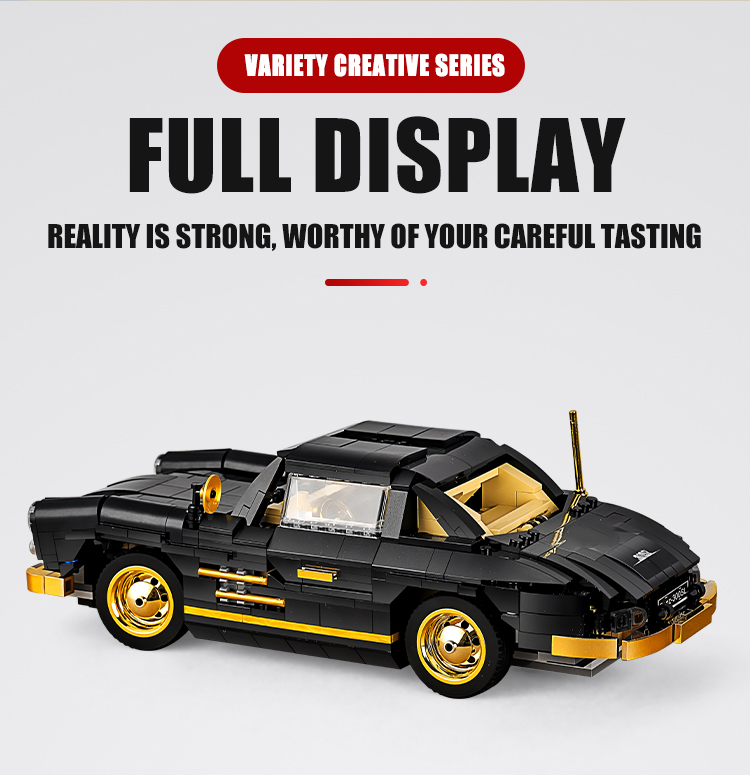 MOLD KING 10005 Variety Creative Series 300SL Sports Car Building Blocks Toy Set