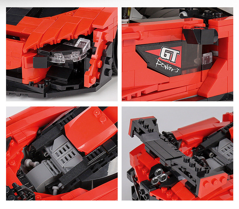 MOLD KING10007セナカーモデルビルディングブロックおもちゃセット