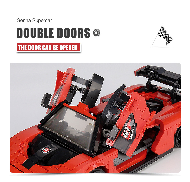 MOLD KING10007セナカーモデルビルディングブロックおもちゃセット