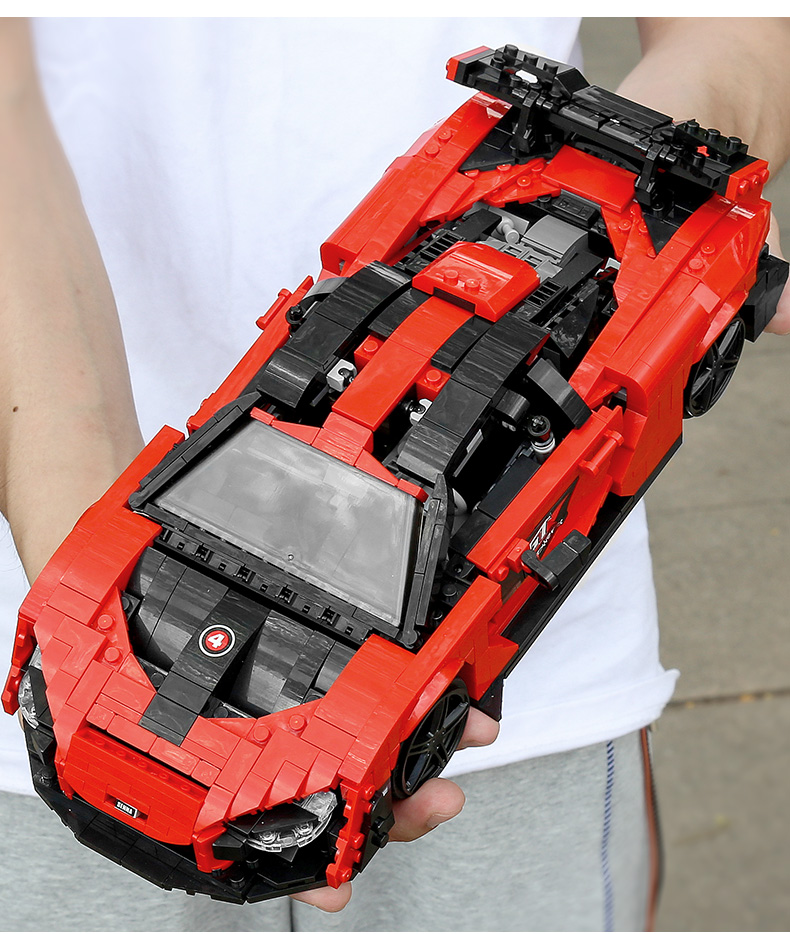 MOLD KING 10007 세나 자동차 모델 빌딩 블록 장난감 세트