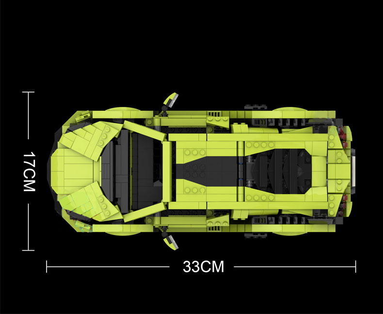 MOULD KING 10011 Lamborghini Sian by Firas Abu-jaber Building Blocks Toy Set
