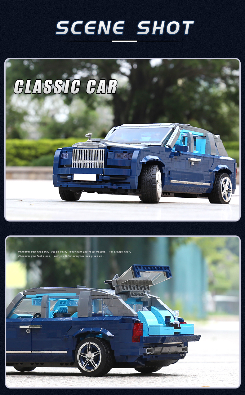 MOULD KING 10017 Creative Series Cullinan Luxury Off-road Vehicle Building Block Toy Set