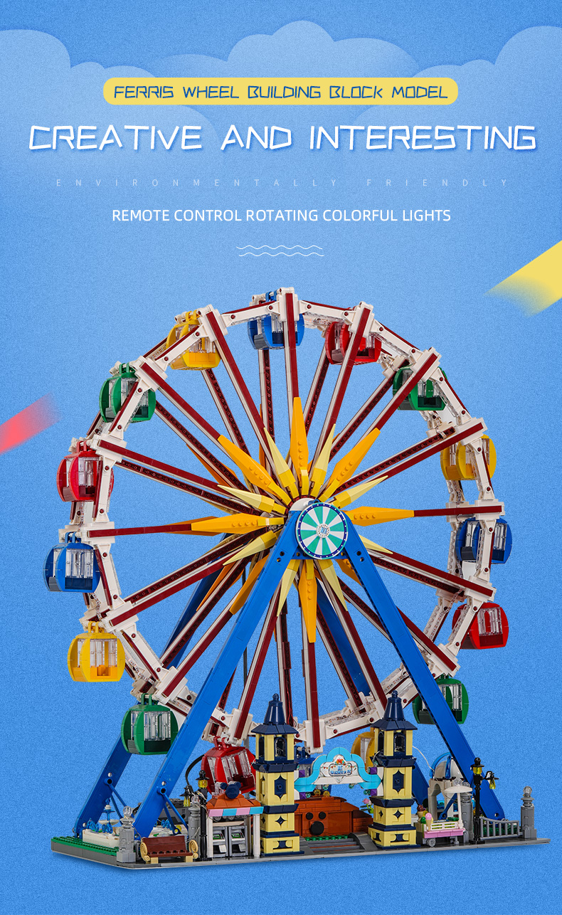 MOLD KING 11006 Fantasyland serie Ferris Wheel Building Blocks Toy Set