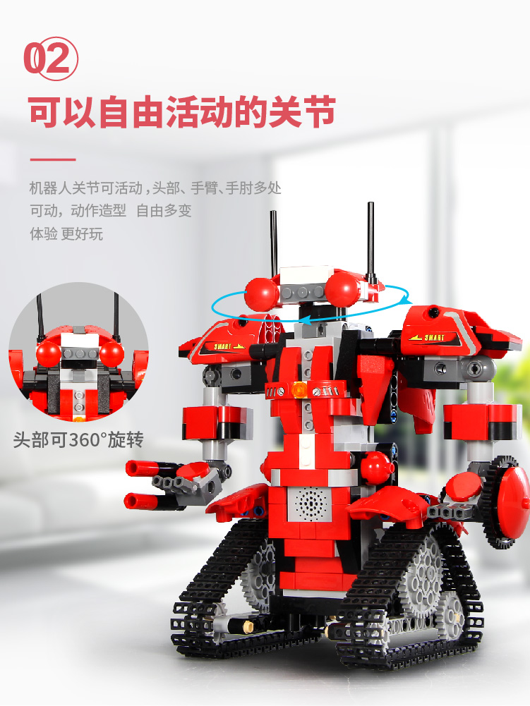 MOLD KING 13001 インテリジェント プログラミング シリーズ ロボット ビルディング ブロックおもちゃセット