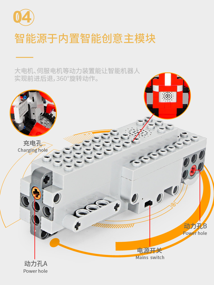 MOULD KING 13003 Intelligent Programming Series Robot Building Blocks Toy Set