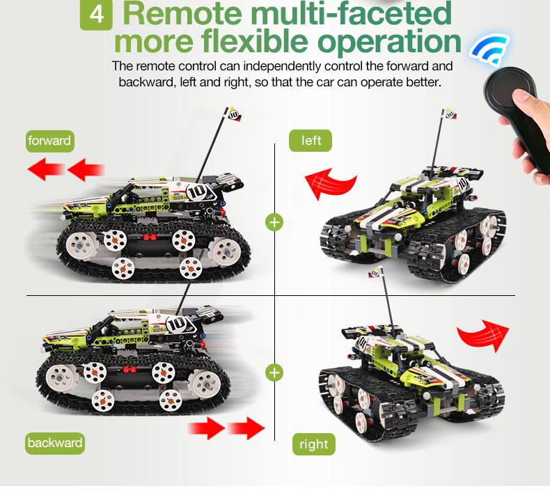 MOLD KING 13023 Crawler-Auto-Bausteine-Spielzeug-Set