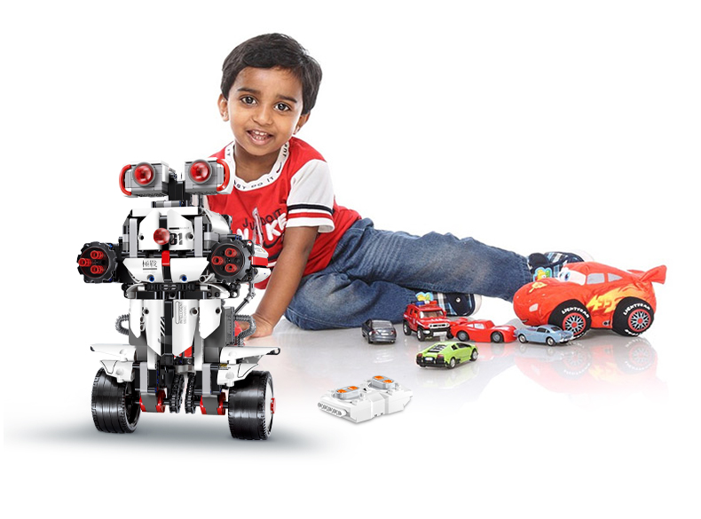 MOLD KING 13027 Intelligentes programmierbares RC DIY Roboter-Baustein-Spielzeugset