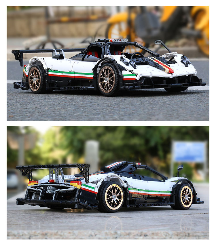 Mould King 13060 Pagani Zonda R Baustein-Spielzeug-Set