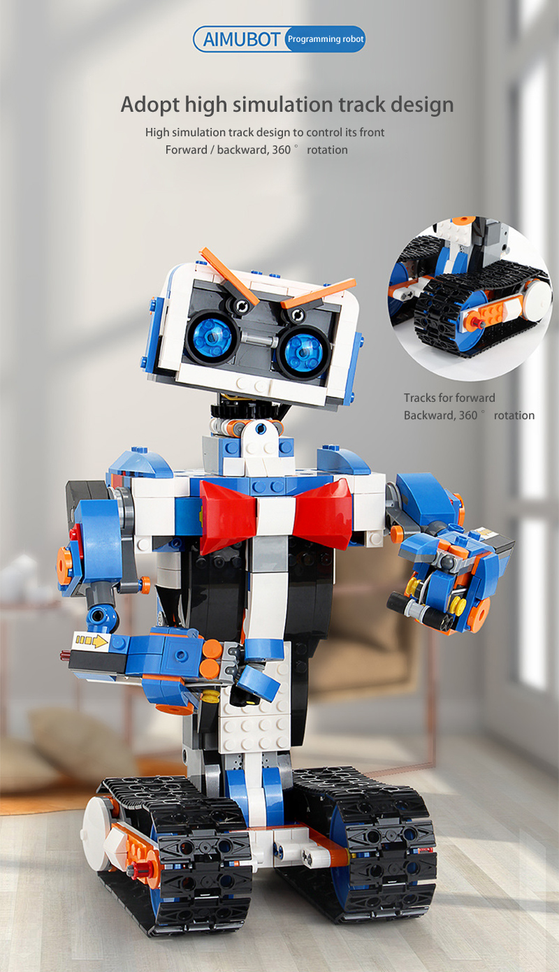 FORMEN KÖNIG 13063 Aimubot Intelligent RC DIY Roboter Bausteine Spielzeug Set