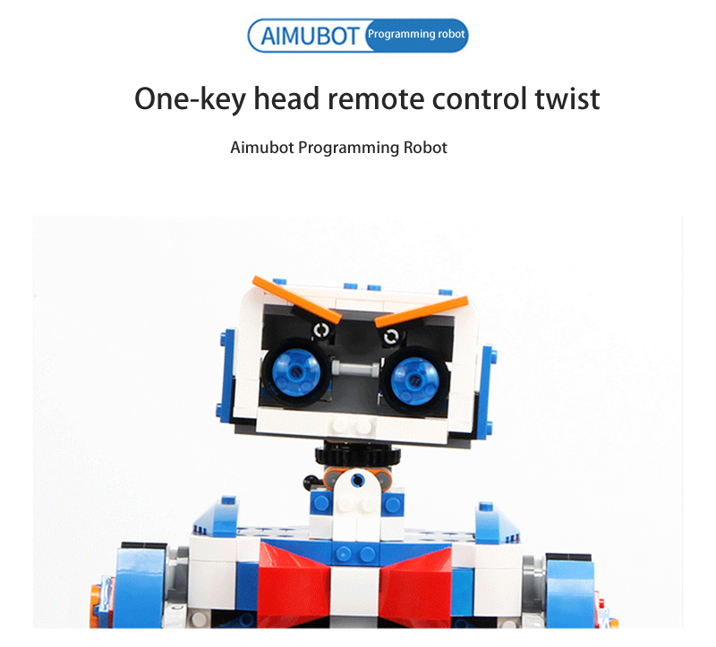 MOULD KING 13063 Aimubot Intelligent RC DIY Robot Building Blocks Toy Set