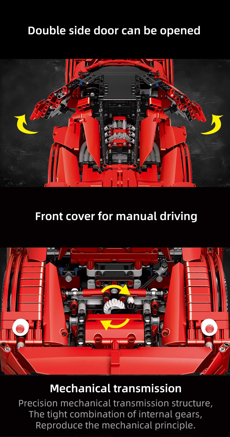 FORM KÖNIG 13085 Ferrari FXX Supercharged V12 Bausteine Spielzeugset