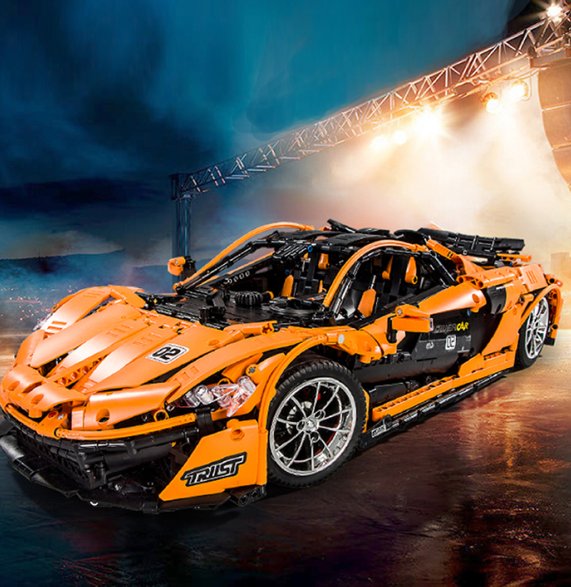 MOLD KING 13090 McLarening P1 Hyperauto Rennwagen Bausteine Spielzeugset