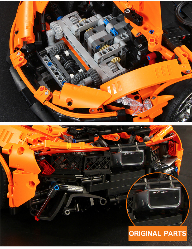 MOLD KING 13090 McLarening P1 하이퍼카 레이싱 카 빌딩 블록 장난감 세트