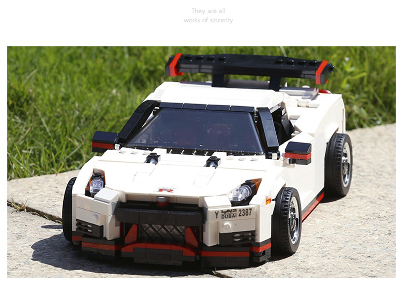 MOLD KING 13104 Nismo Nissan GTR R35 Creative Idea 빌딩 블록 장난감 세트