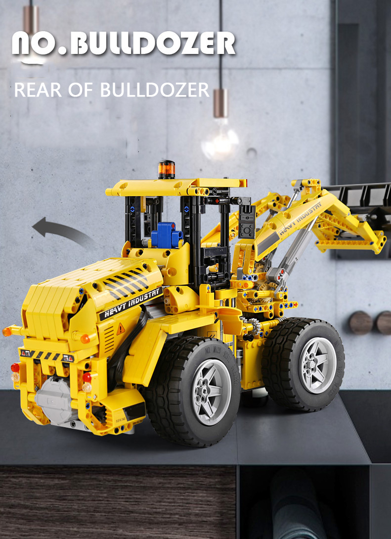 MOULD KING 13122 Volvo L350F wheel loader Building Blocks Toy Set