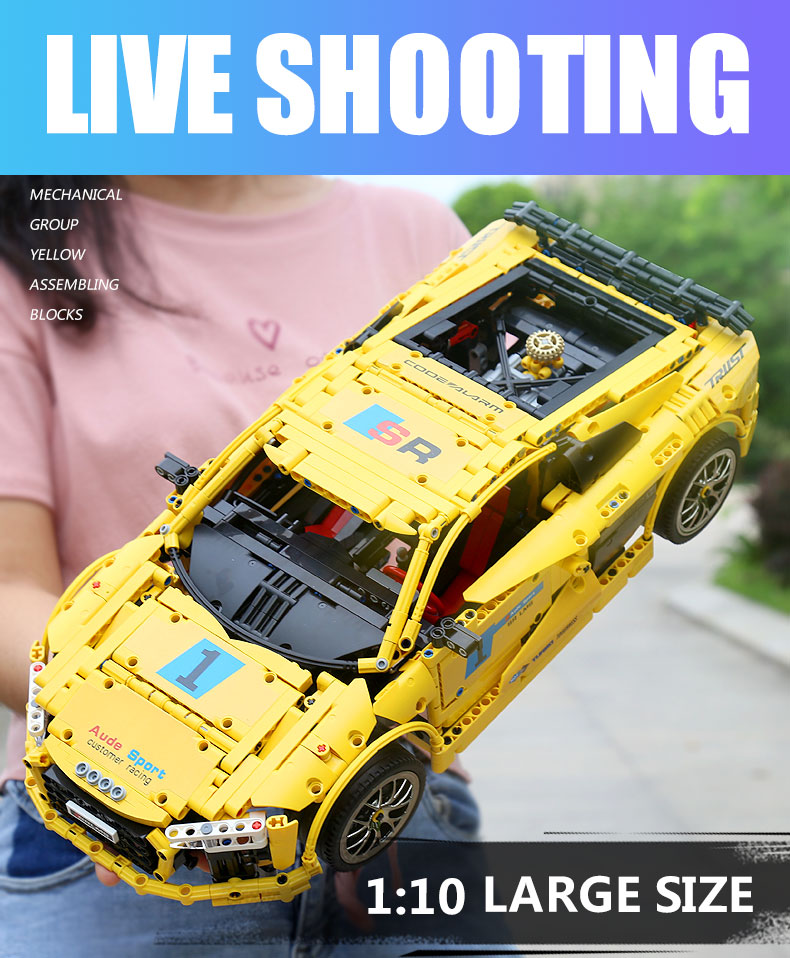 Lego technic sales audi r8 v10