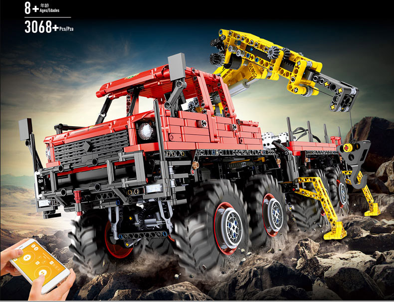 見逃し厳禁！おトクな 金型王13146多関節ログイン8×8のオフロードトラックブロック玩具 タレント・お笑い芸人