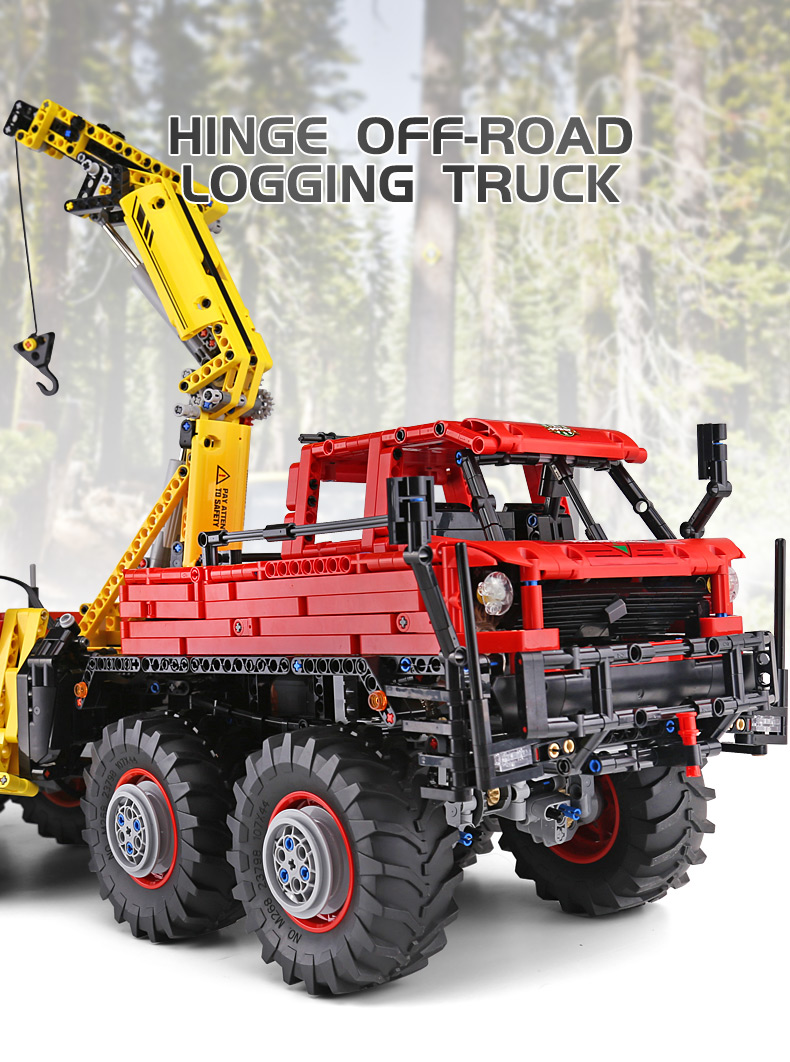 MOULD KING 13146 Articulated 8×8 Offroad Truck by Nico71 Building Blocks Toy Set