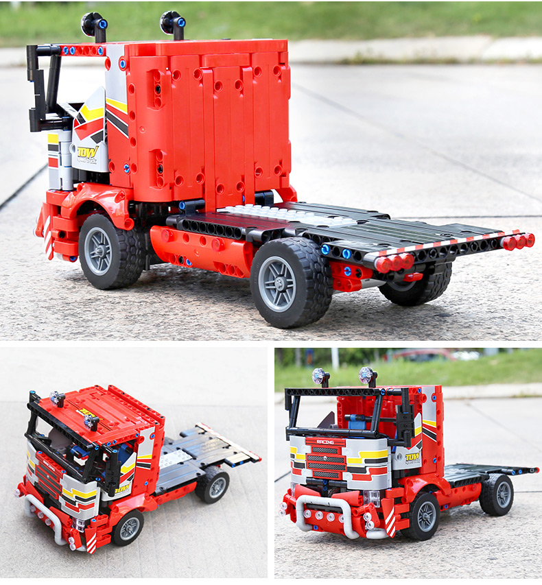 MOLD KING 15003 Ensemble de jouets de blocs de construction de camion de transport