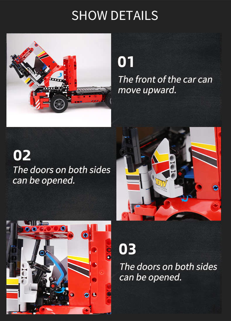 MOULD KING 15003 Transport Truck Building Blocks Toy Set