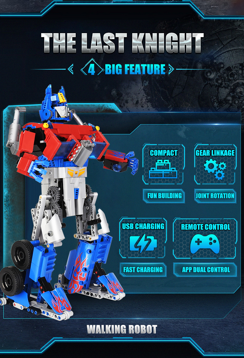MOULD KING 15036 Remote control version of DynaSky Robot Building Blocks Toy Set