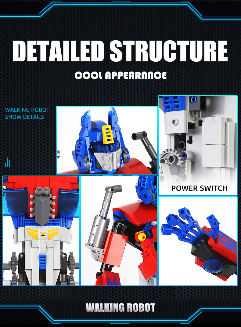MOULD KING 15036 Remote control version of DynaSky Robot Building Blocks Toy Set