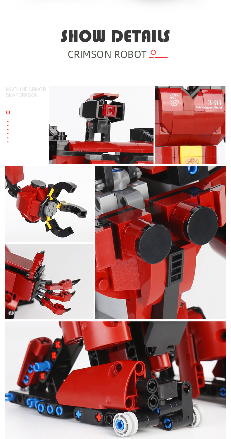 1542個クリエイティブ電動リモートコントロール機械ビルディング