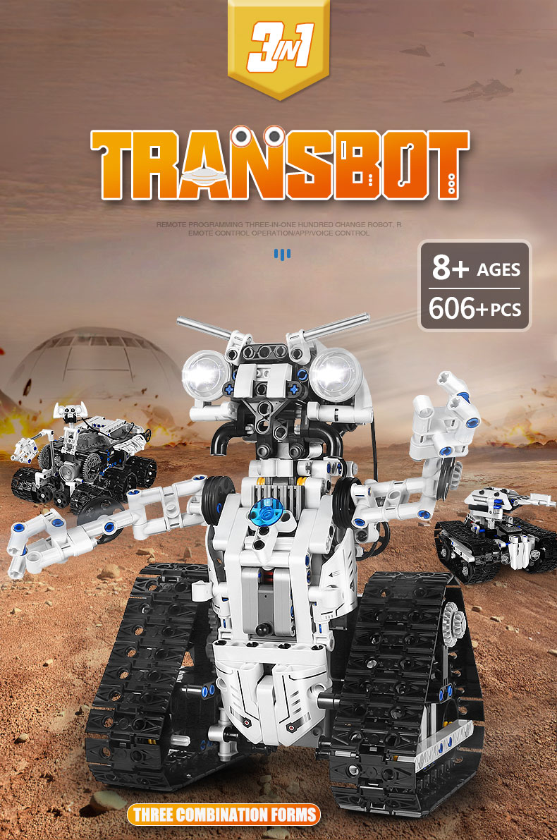 Mould King 15046 App Rc Control Transbot Modellbauklötze Spielzeugset
