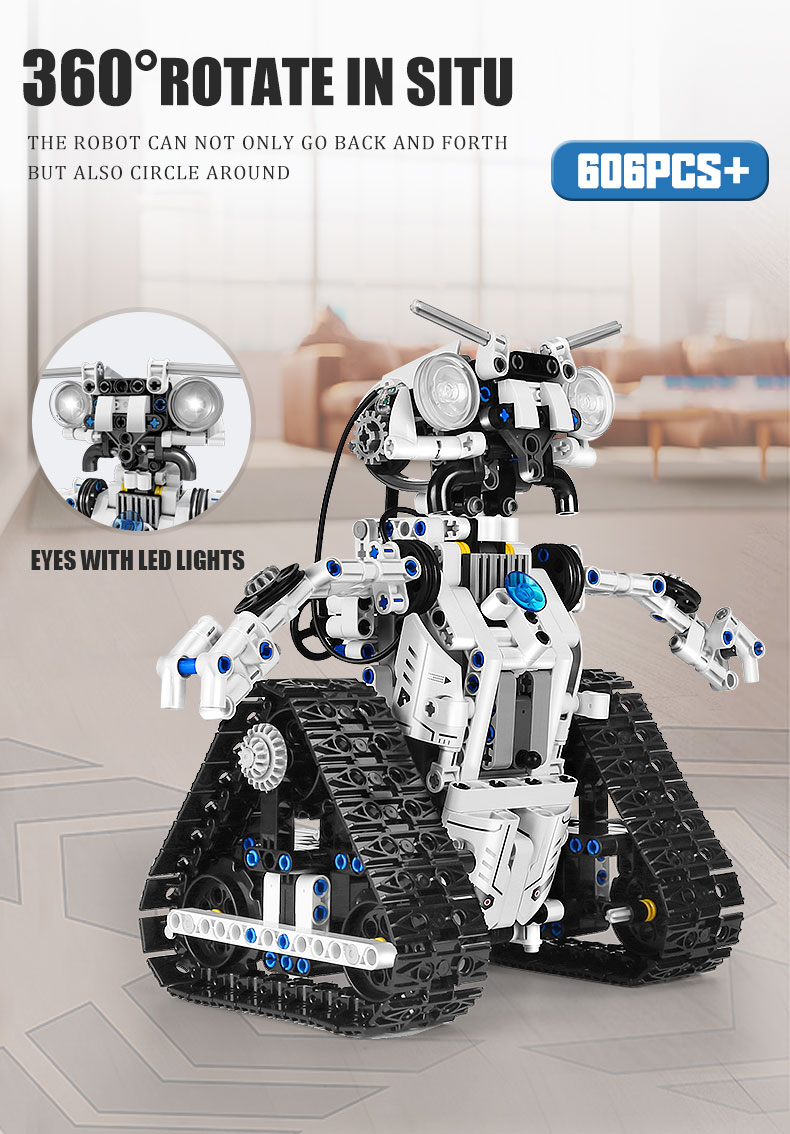 Mold King 15046 App Rc Control Transbot Model Building Blocks Juego de juguetes