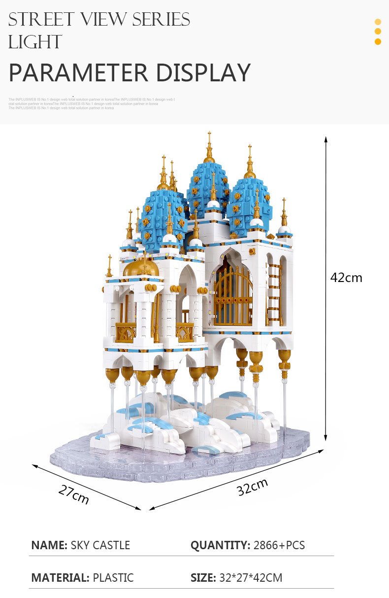 FORMKÖNIG 16015 Sky Castle Bausteine Spielzeugset