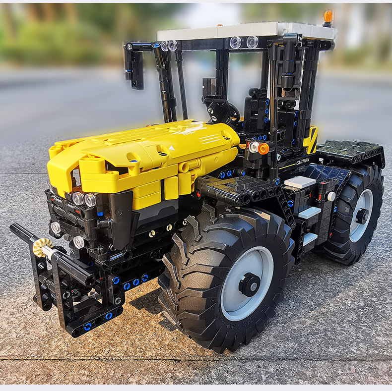 MOLD KING 17019 Ensemble de jouets de blocs de construction de tracteur à grande vitesse