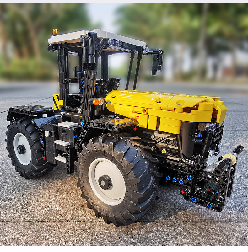 MOLD KING 17019 Ensemble de jouets de blocs de construction de tracteur à grande vitesse