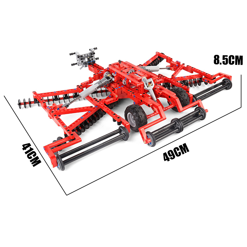 MOULD KING 17021 Tractor Extension Tool Building Blocks Toy Set