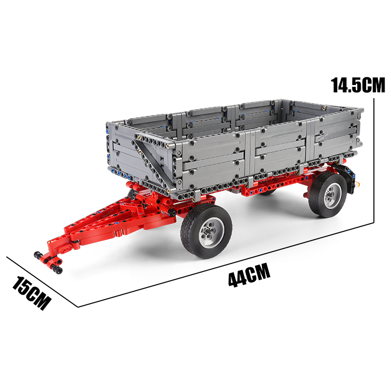 MOLD KING 17021 Tracteur Extension Tool Building Blocks Toy Set