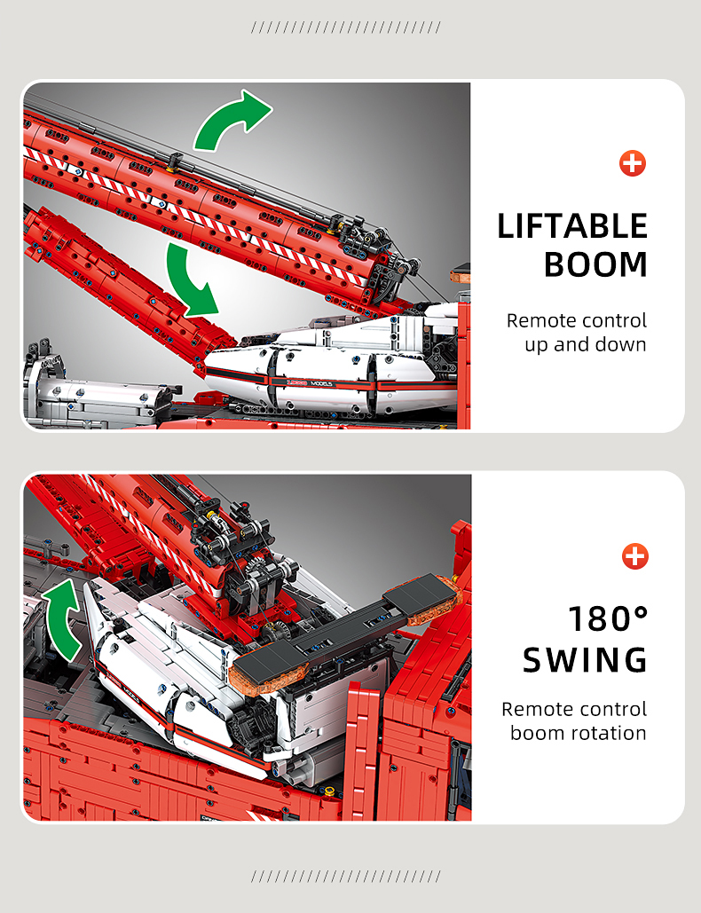 MOLD KING 19008 Engineering Series Wrecker Baustein-Spielzeugset