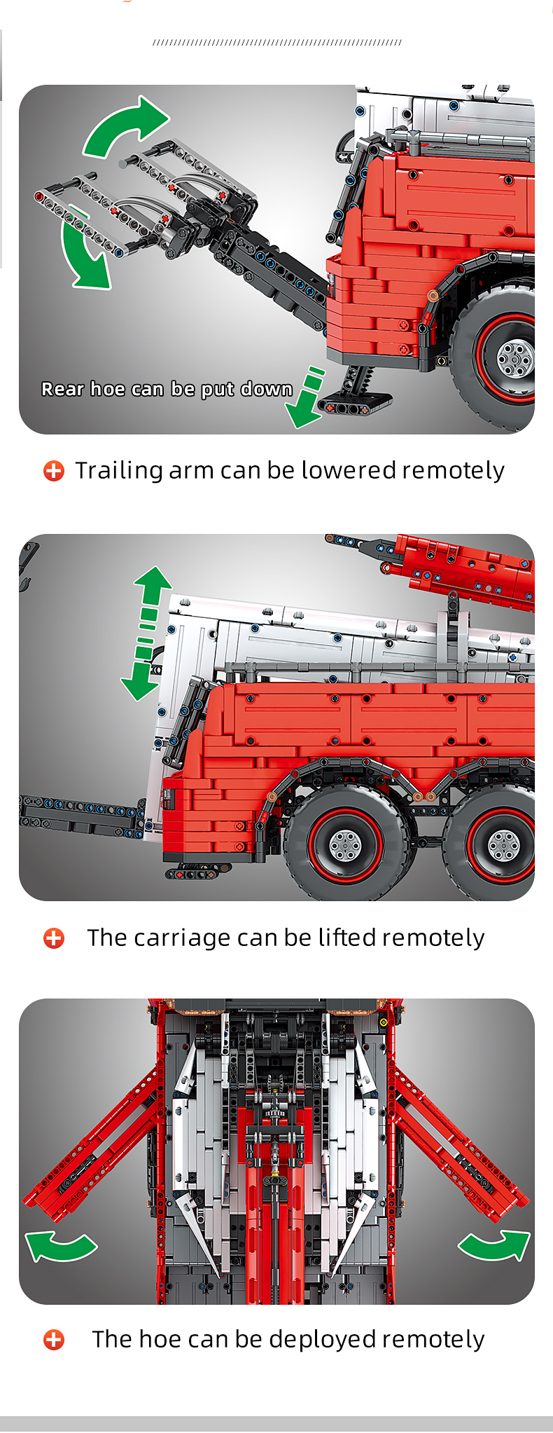 MOLD KING 19008 Engineering Series Wrecker Baustein-Spielzeugset