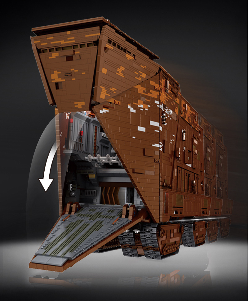 금형 왕 21009 UCS Sandcrawler 스타 워즈 원격 제어 빌딩 블록 장난감 세트