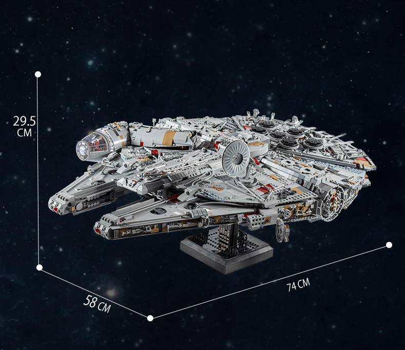 MOULD KING 21026 MK Stars Millennium Falcon Building Block Toy Set