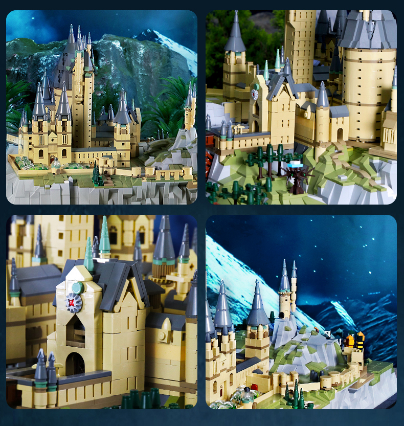 MOLD KING 22004 Hogwarts Schule für Hexerei und Zauberei Bausteine Spielzeugset